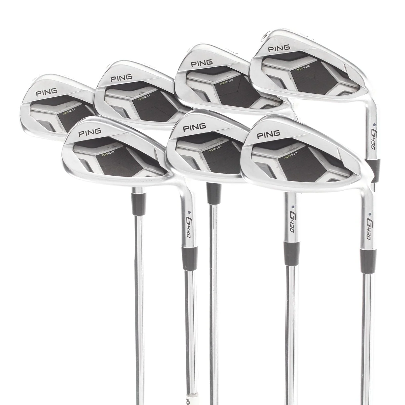 Ping G430 Steel Mens Right Hand Irons 6-SW+GW Blue Dot 1* Upright Regular - Ping AWT