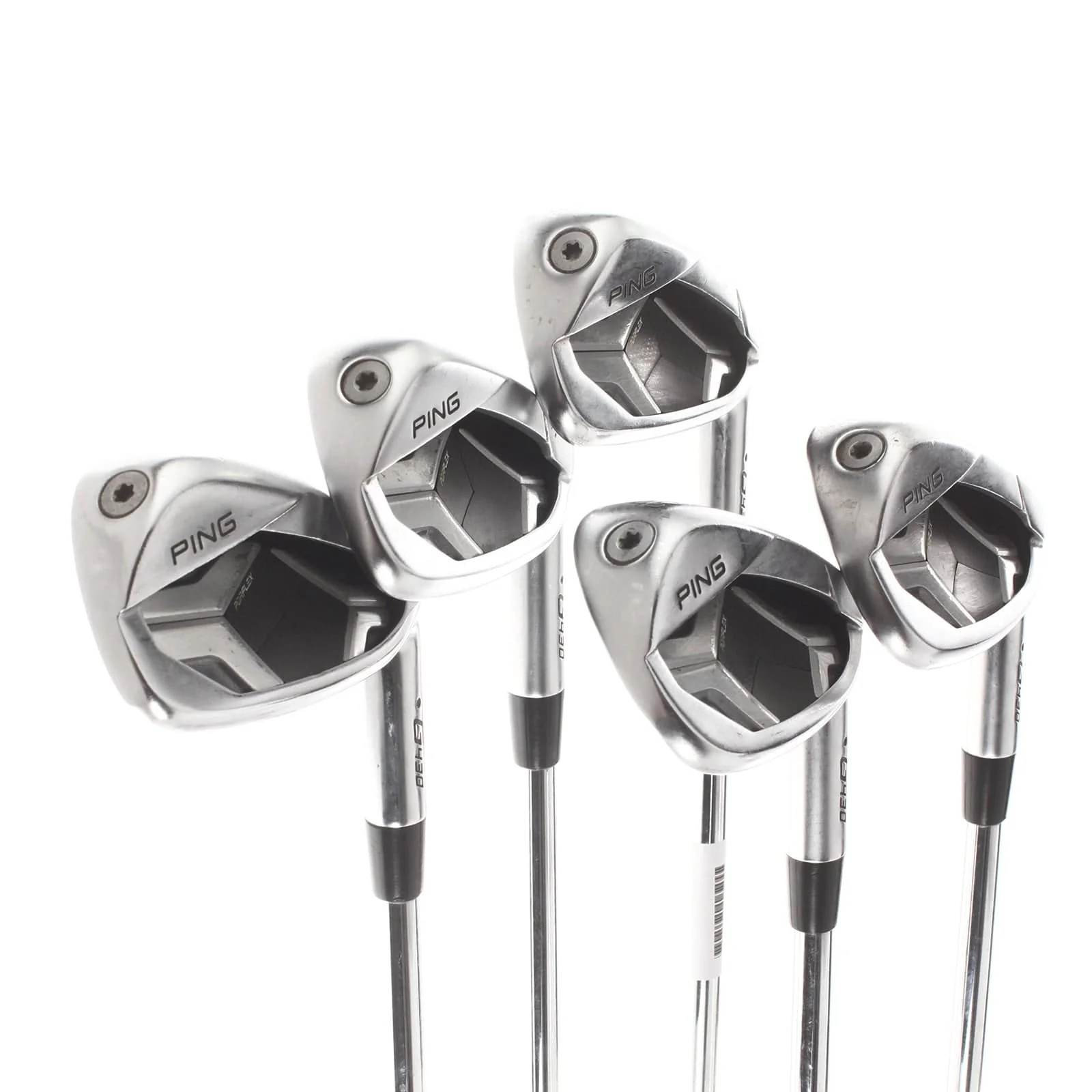 Ping G430 Steel Mens Right Hand Irons 7-GW Black Dot Regular - Ping AWT 2.0 - Image 2