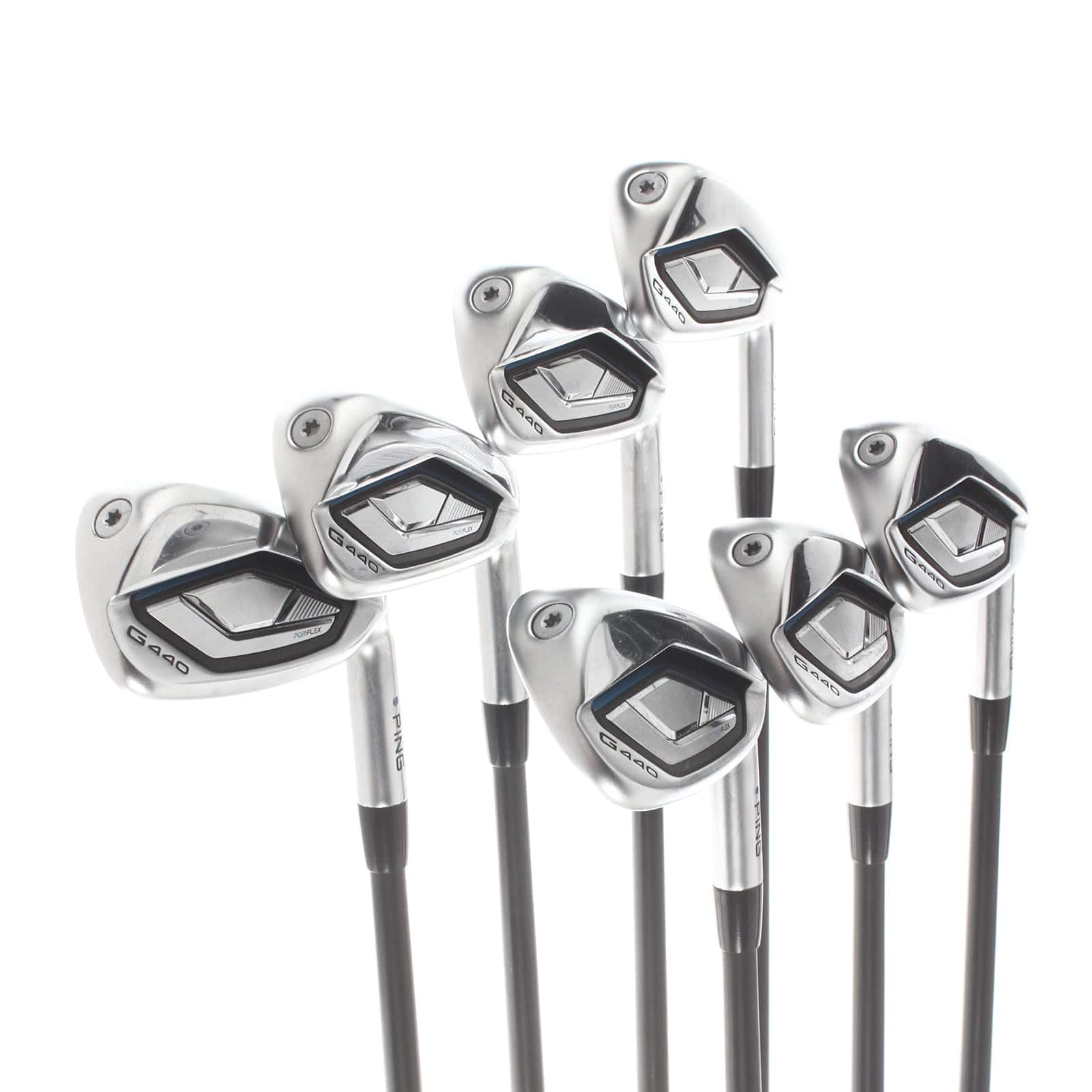 Ping G440 Graphite Mens Right Hand Irons 5-UW Blue Dot 1* Upright Regular - Alta CB AWT - Image 2