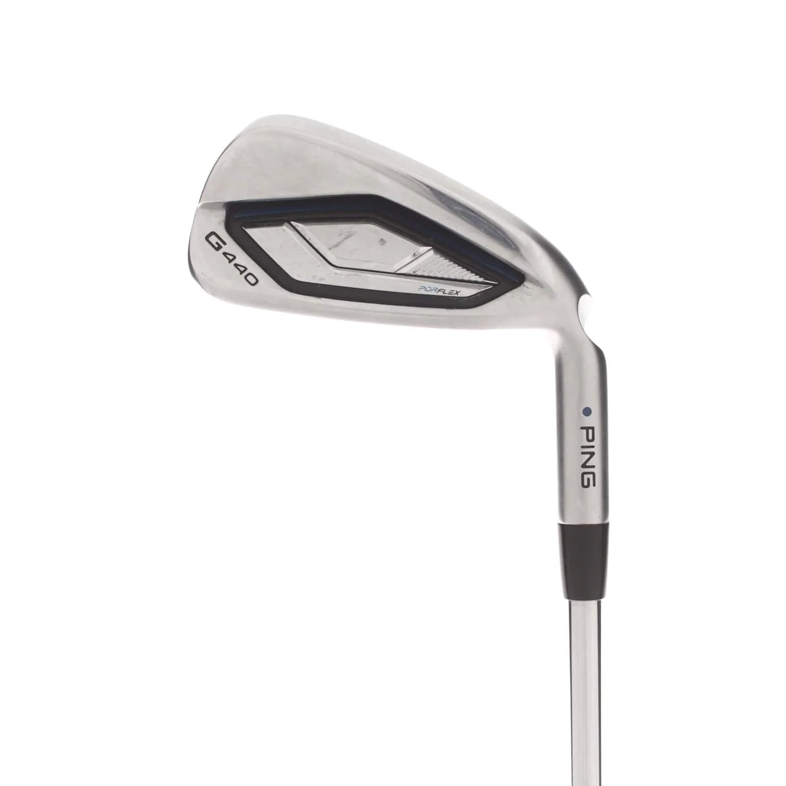 Ping G440 Steel Mens Right Hand 7 Iron Blue Dot 29* 1* Upright Regular - Dynamic Gold Mid 100 R300