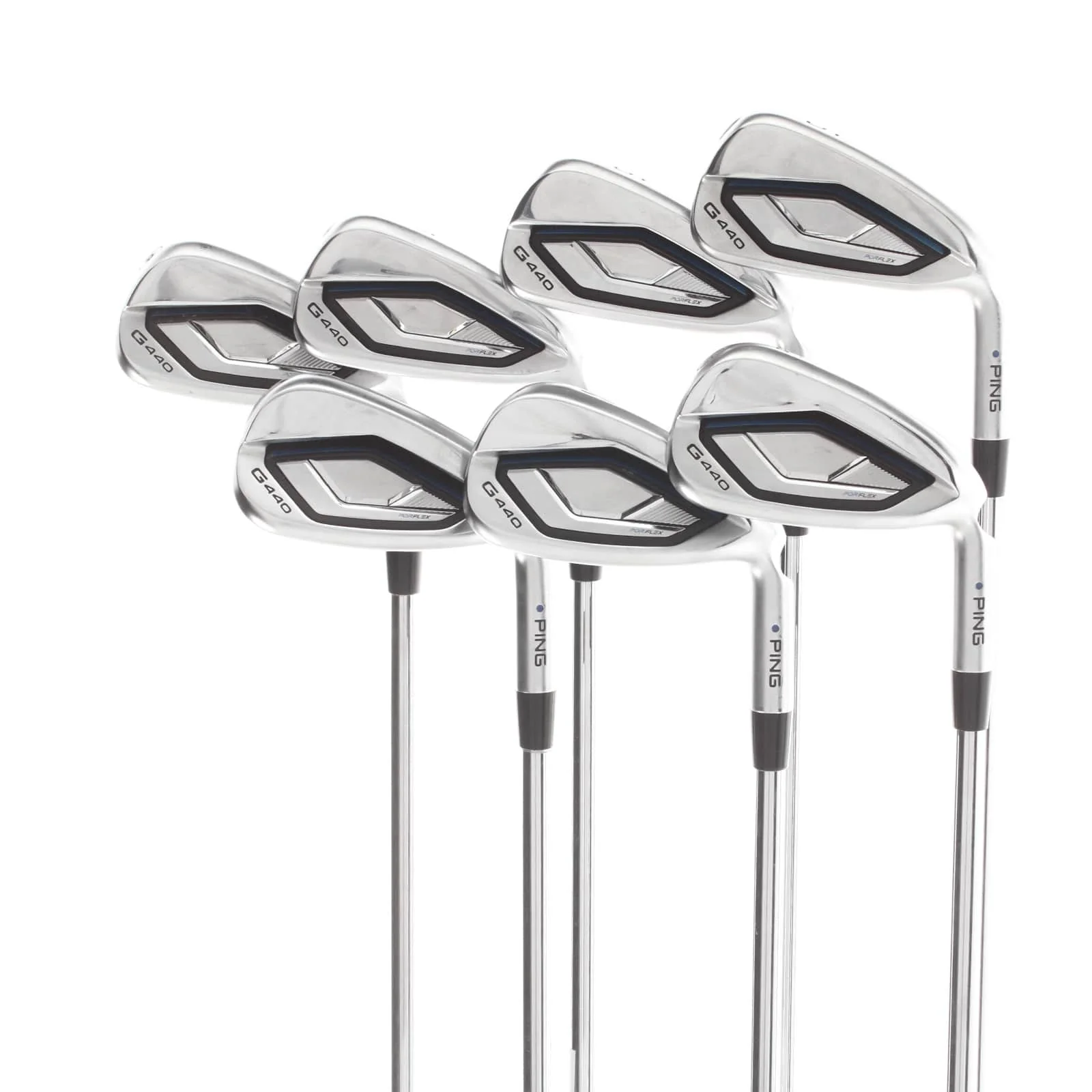 Ping G440 Steel Mens Right Hand Irons 5-UW 1* Upright Regular - Ping AWT 3.0