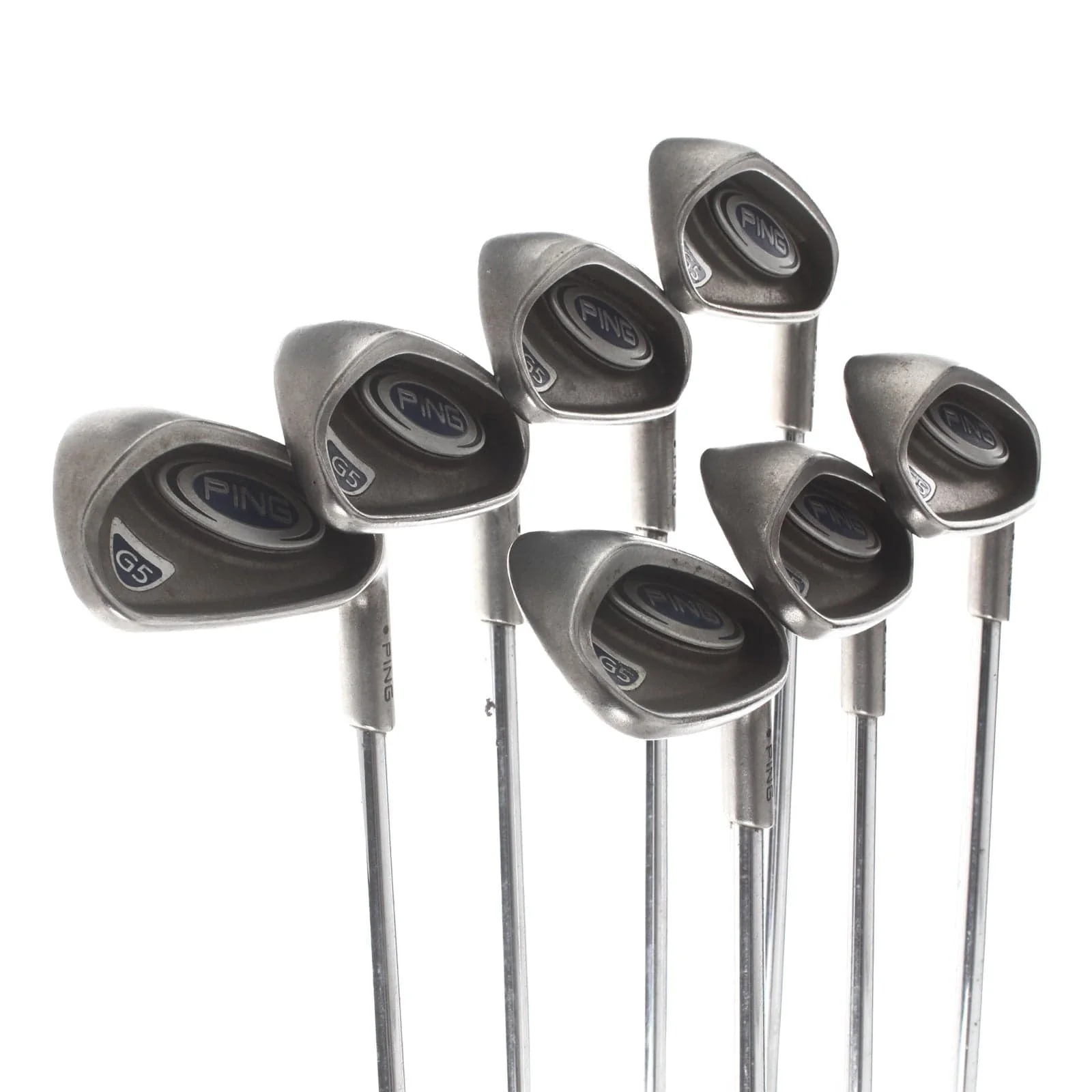 Ping G5 Steel Mens Right Hand Irons 5-SW Black Dot Regular - Ping AWT - Image 2