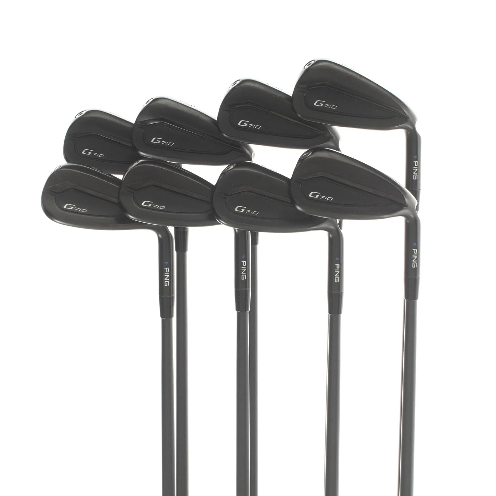 Ping G710 Graphite Mens Right Hand Irons 5-SW Blue Dot Stiff - Alta CB