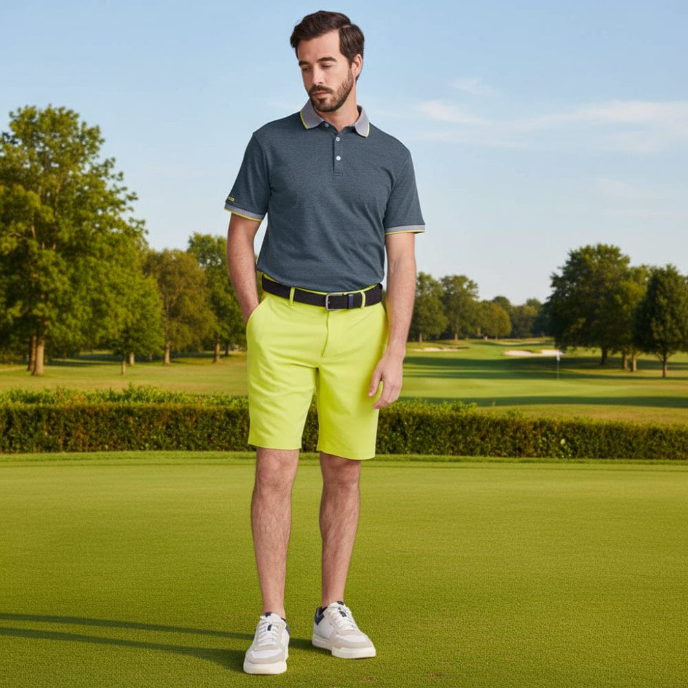 Ping Gideon Polo Shirt - Light Navy Marl - Image 4