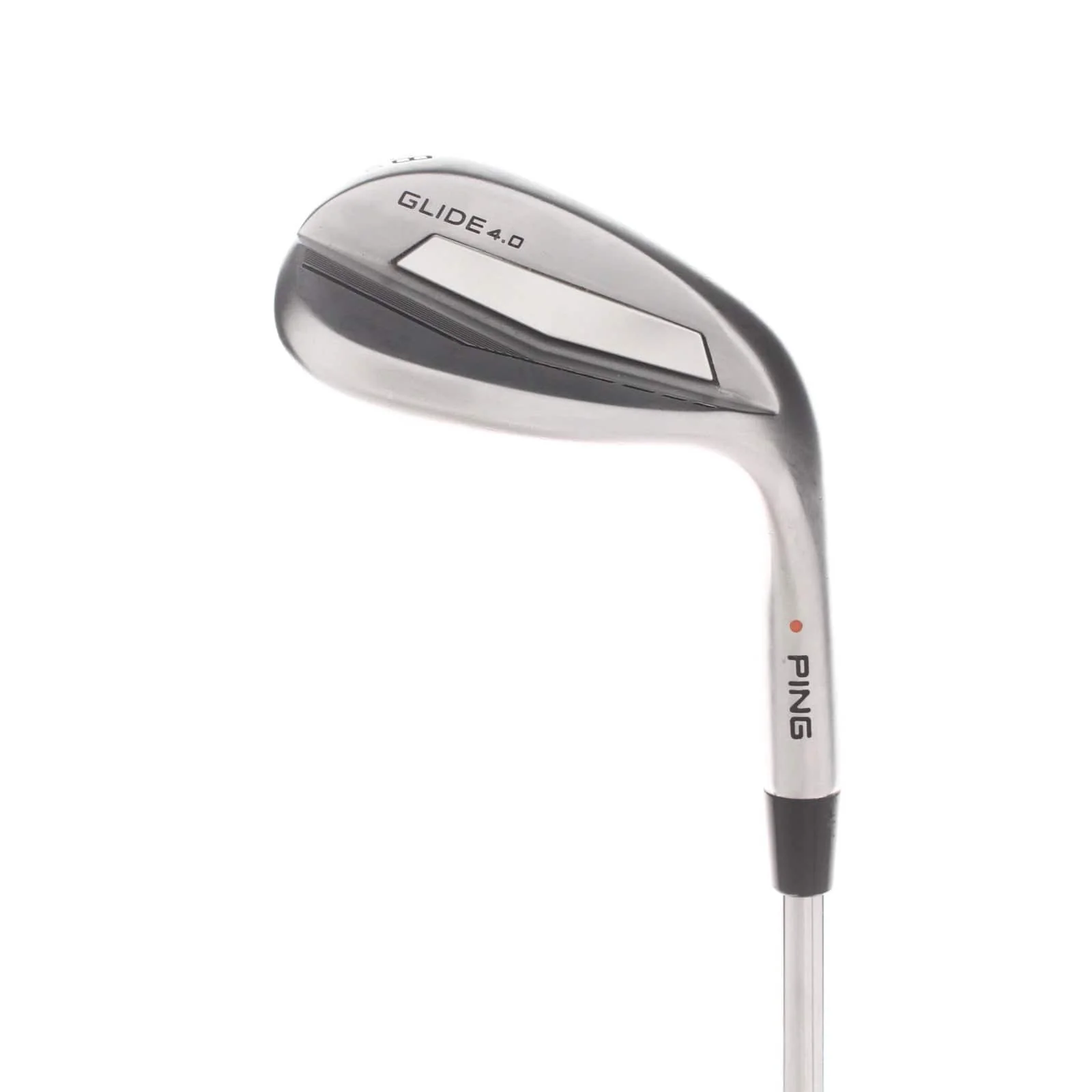 Ping Glide 4.0 Steel Mens Right Hand Lob Wedge Orange Dot 58* 2* Flat Stiff - KBS Tour 120