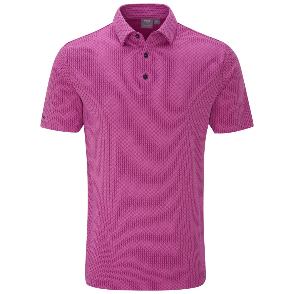 Ping Hershel Polo Shirt - Ultra Pink Multi