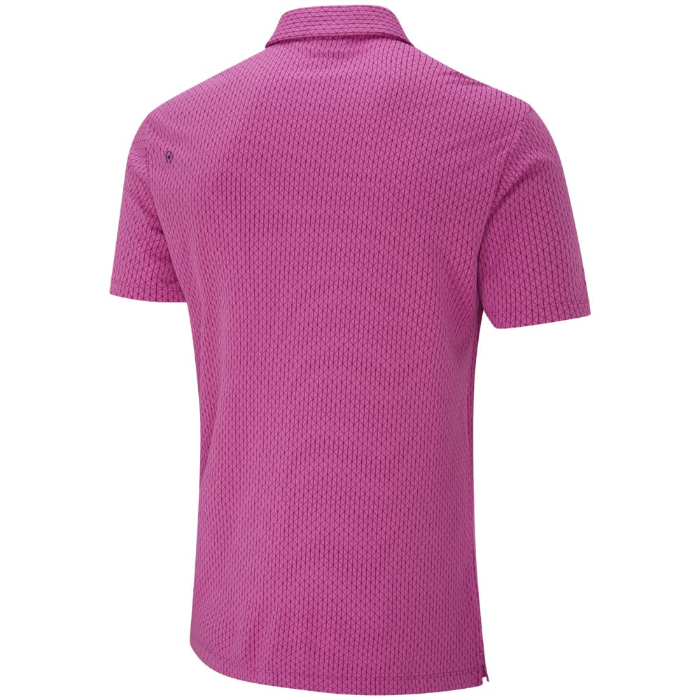 Ping Hershel Polo Shirt - Ultra Pink Multi - Image 3