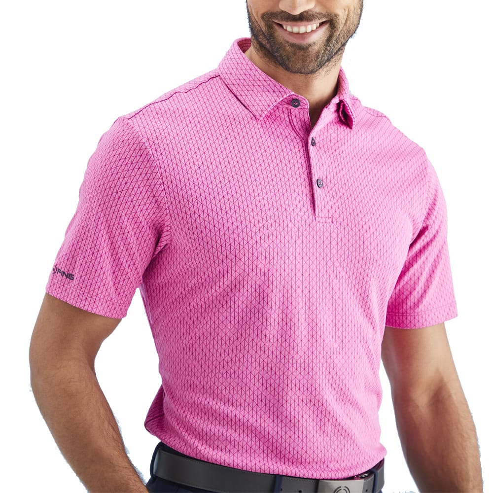 Ping Hershel Polo Shirt - Ultra Pink Multi - Image 5