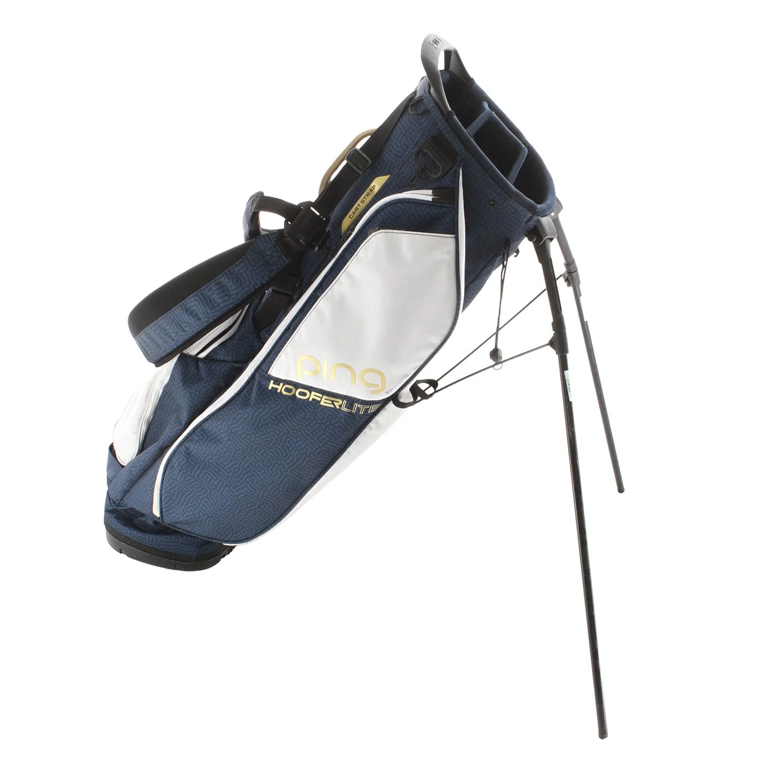 Ping Hoofer Lite Stand Bag - White/Blue/Gold