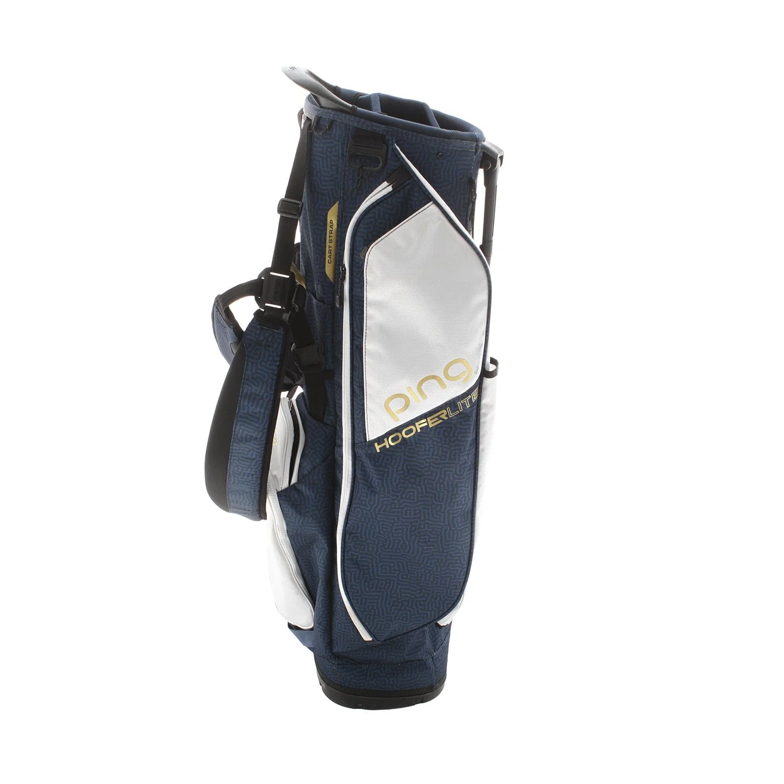 Ping Hoofer Lite Stand Bag - White/Blue/Gold - Image 2