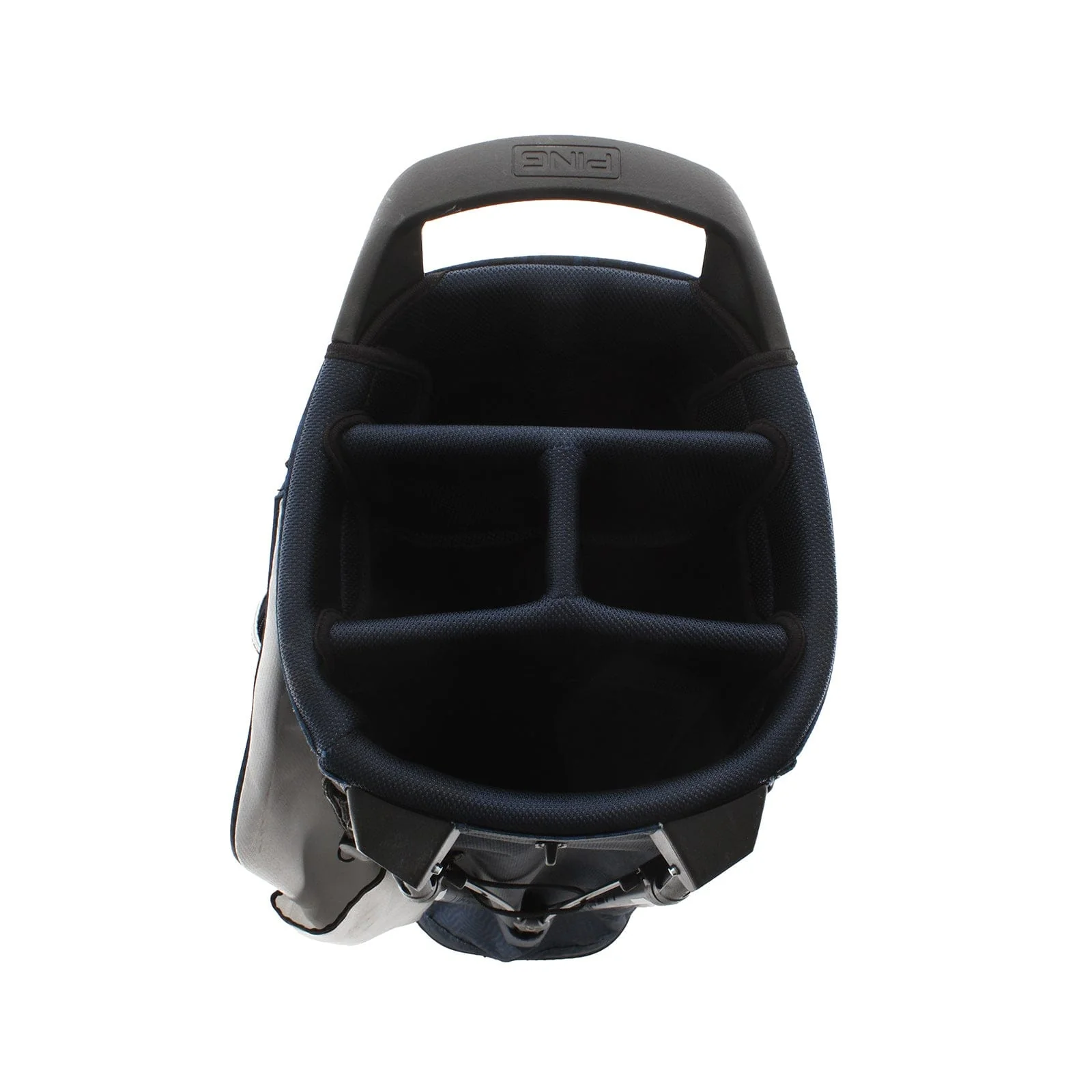 Ping Hoofer Lite Stand Bag - White/Blue/Gold - Image 3