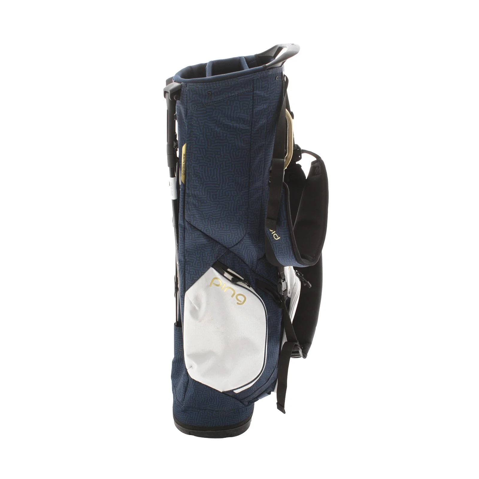 Ping Hoofer Lite Stand Bag - White/Blue/Gold - Image 4