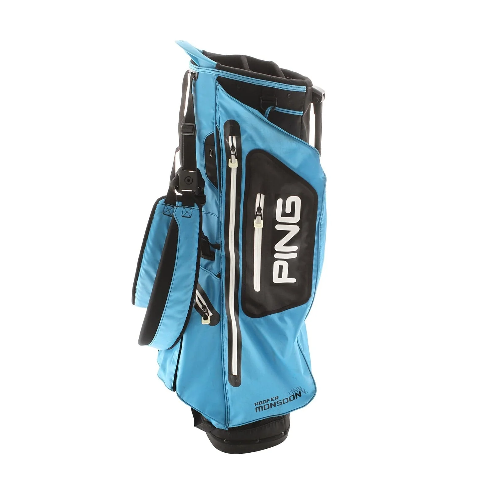 Ping Hoofer Monsoon Stand Bag - Blue/Black/White - Image 2
