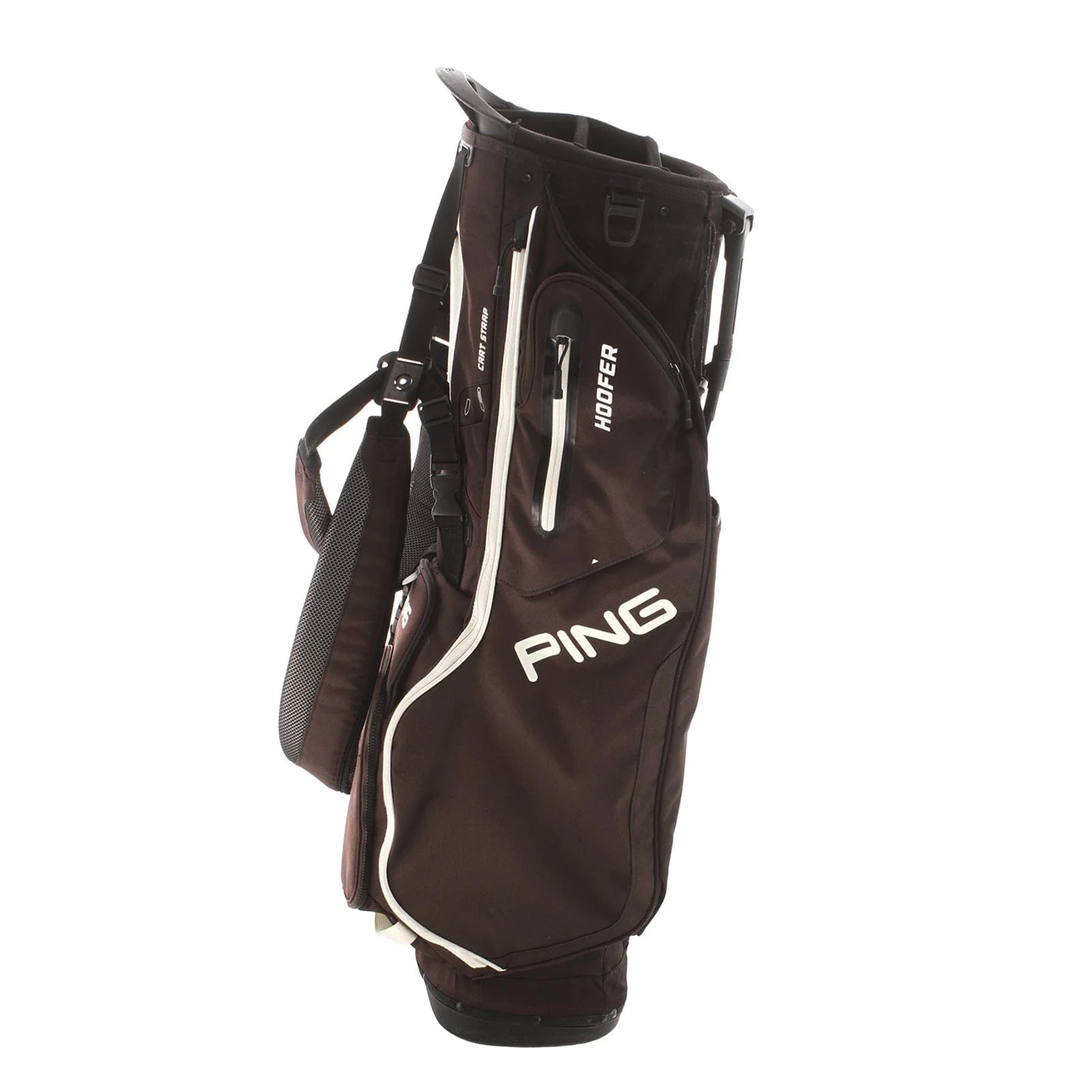 Ping Hoofer Stand Bag - Brown/Black/White - Image 2