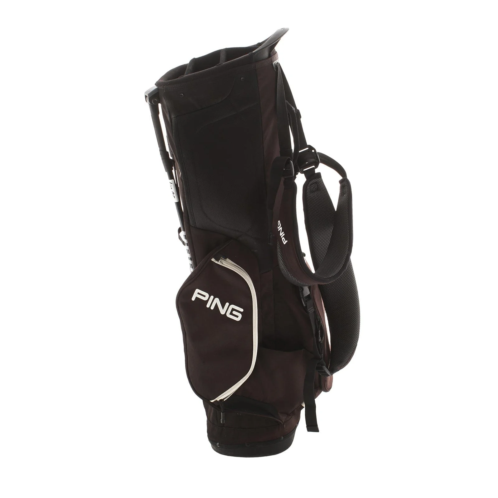 Ping Hoofer Stand Bag - Brown/Black/White - Image 4