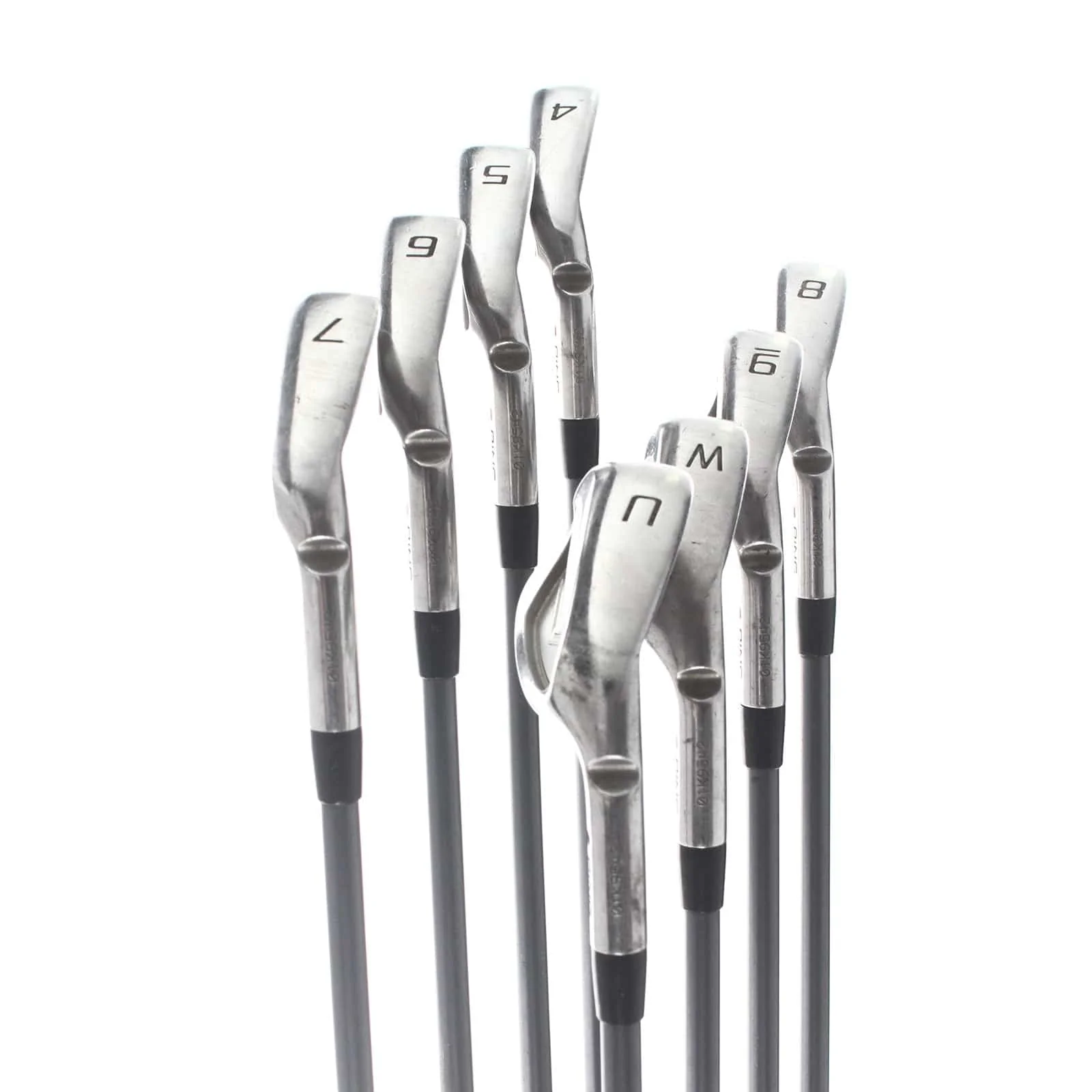 Ping i-Series E1 Graphite Mens Right Hand Irons 4-UW Red Dot 2* Flat Stiff - Ping CFS 80 - Image 3