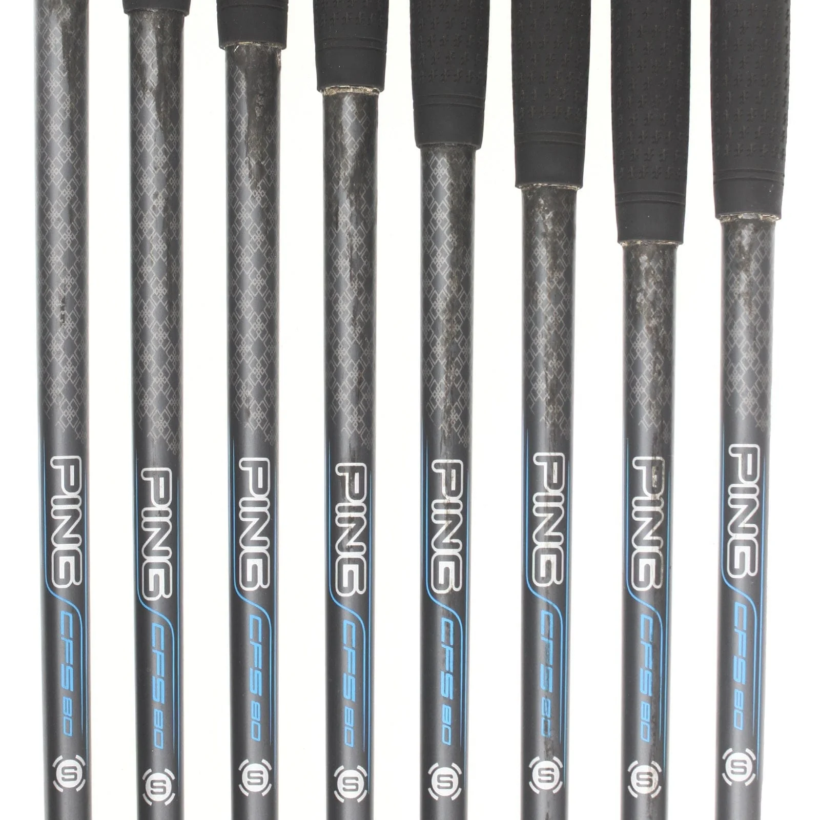 Ping i-Series E1 Graphite Mens Right Hand Irons 4-UW Red Dot 2* Flat Stiff - Ping CFS 80 - Image 6