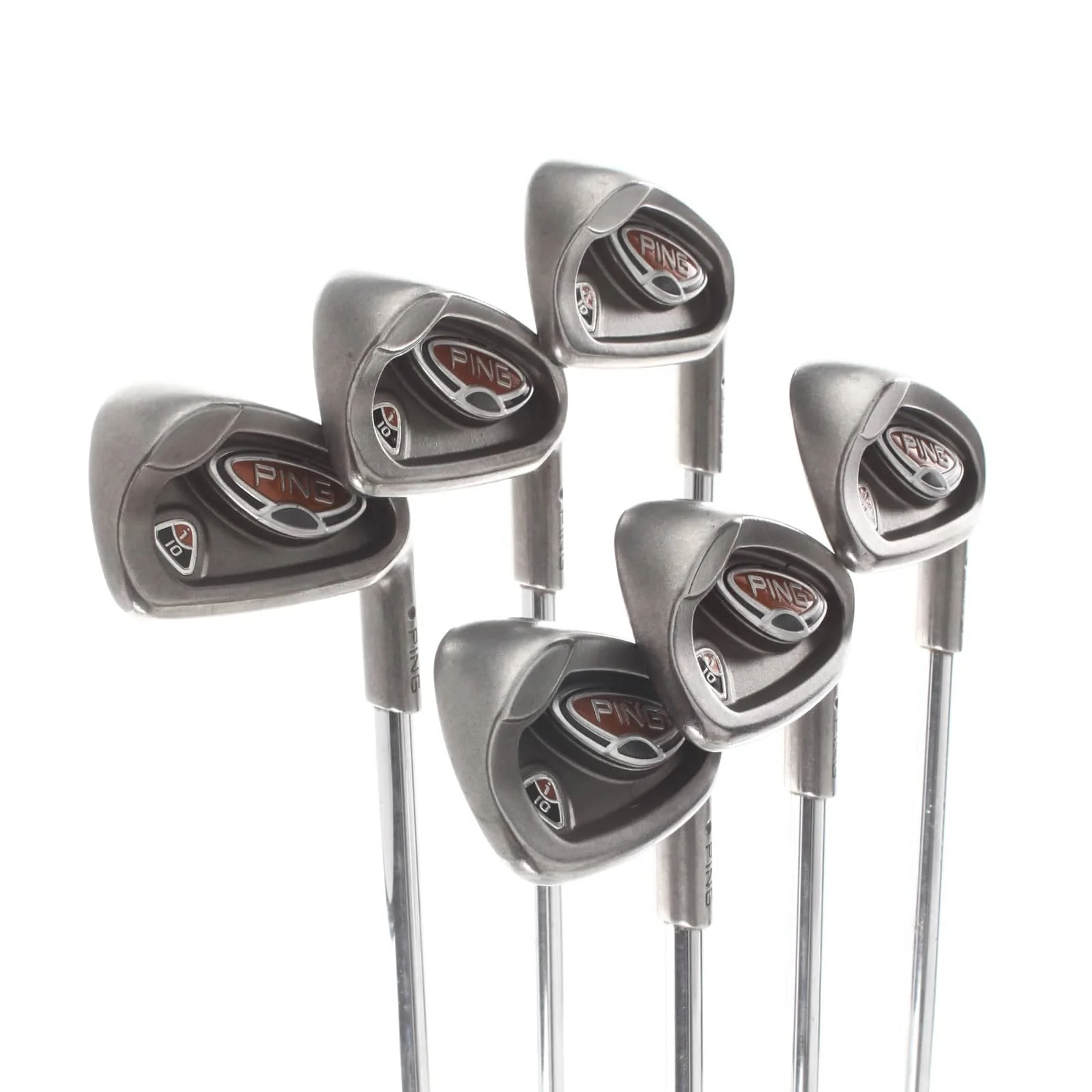 Ping i10 Steel Mens Right Hand Irons 4-9 Black Dot Regular - Ping AWT - Image 2