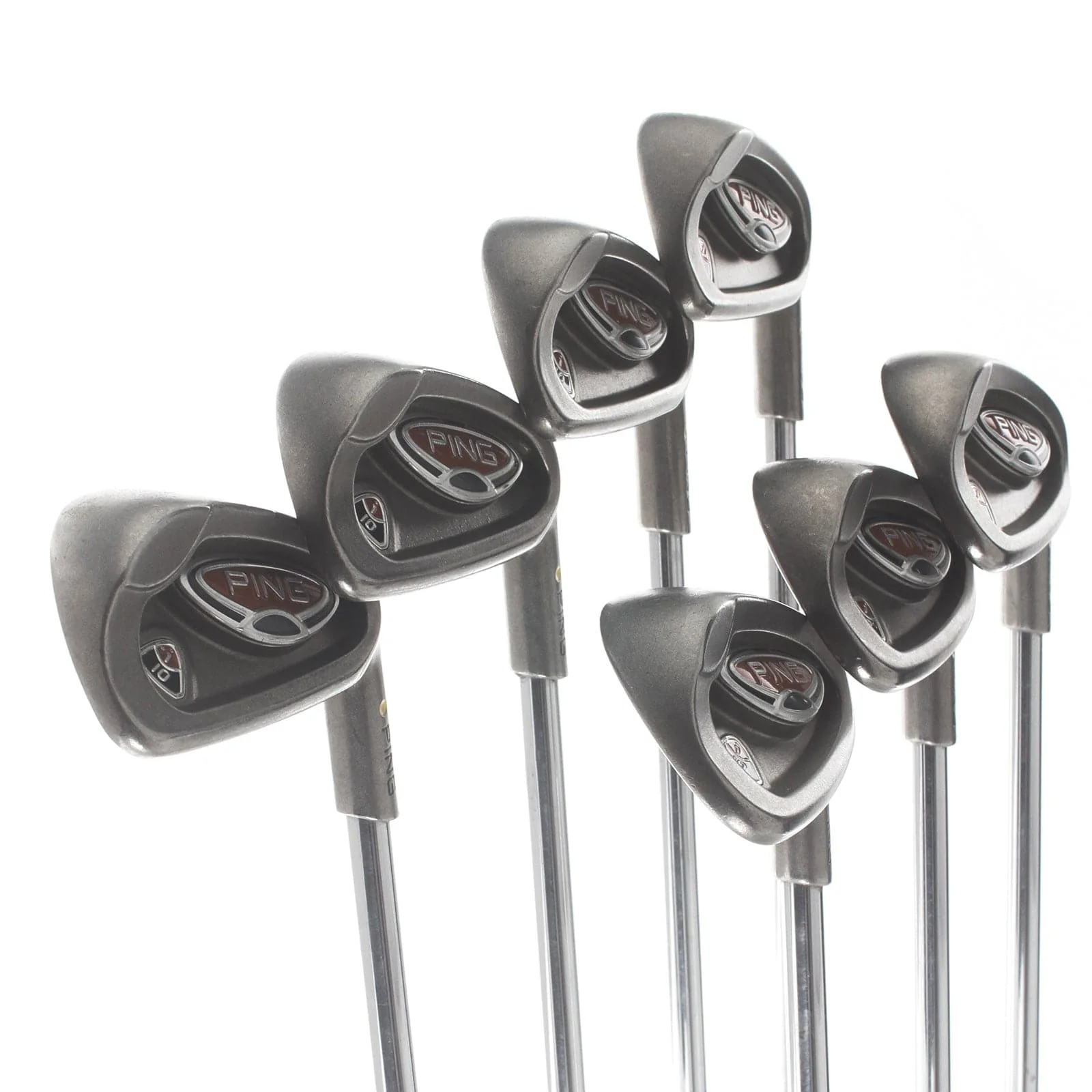 Ping i10 Steel Mens Right Hand Irons 4-PW Yellow Dot 1.5* Upright Regular - Project X Rifle 5.5 - Image 2