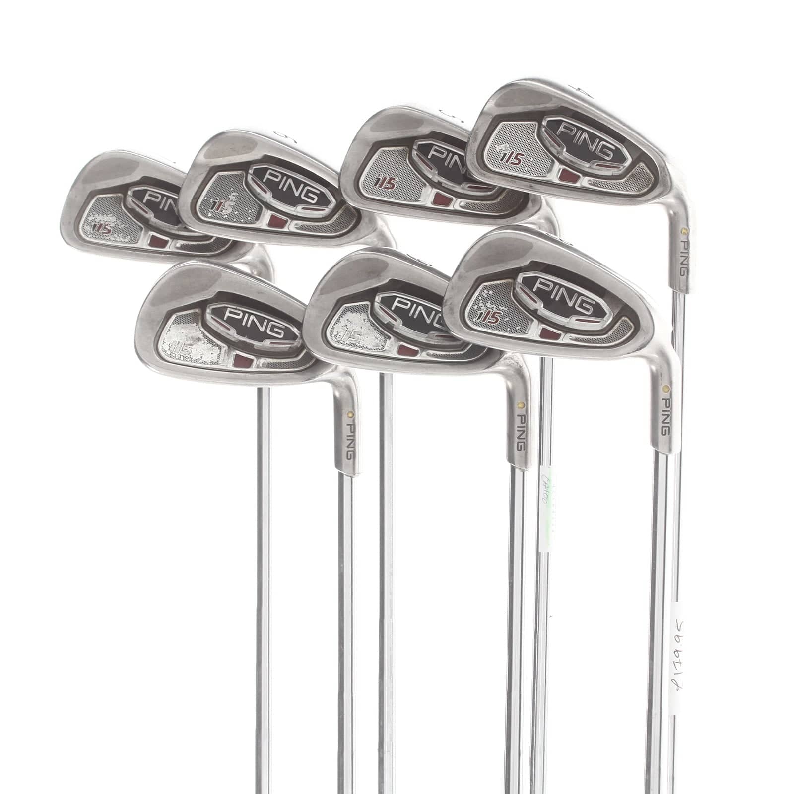 Ping i15 Steel Mens Right Hand Irons 4-PW Yellow Dot 1.5* Upright Stiff - Ping