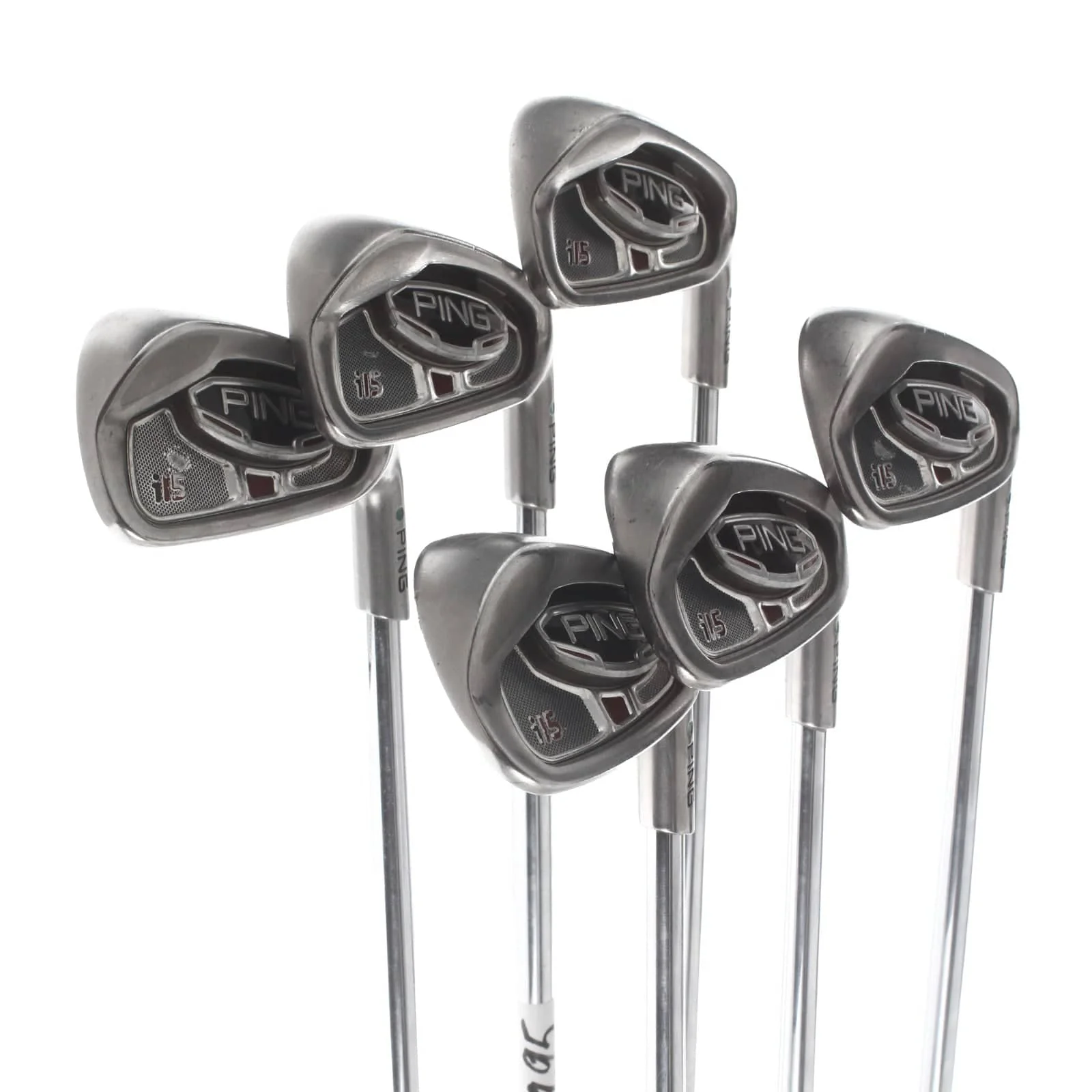 Ping i15 Steel Mens Right Hand Irons 5-PW Green Dot 2.25* Upright Regular - Ping AWT - Image 2