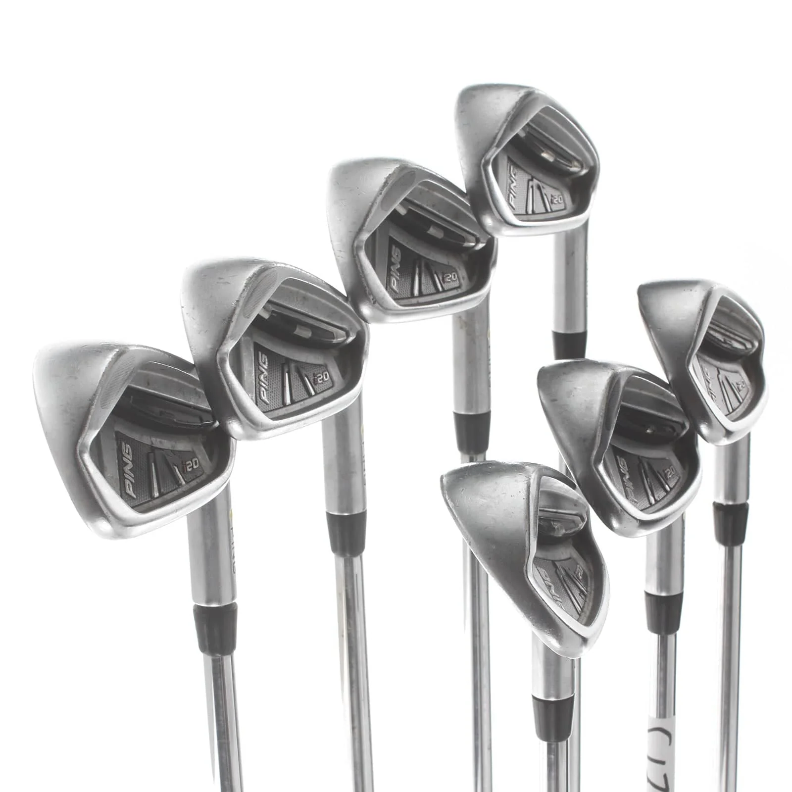 Ping i20 Steel Mens Right Hand Irons 4-PW Yellow Dot 1.5* Upright Stiff - Project X 6.0 - Image 2