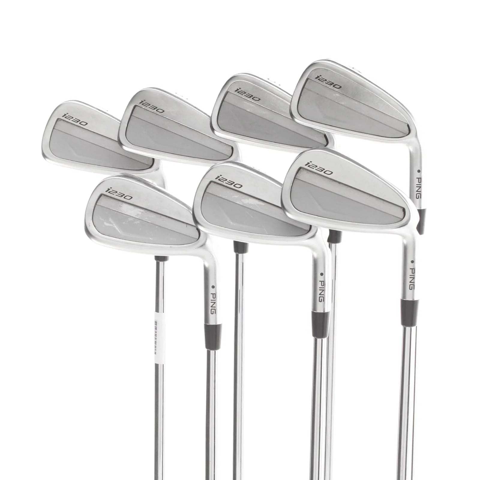 Ping i230 Steel Mens Right Hand Irons 4-PW Black Dot Stiff - Dynamic Gold 120