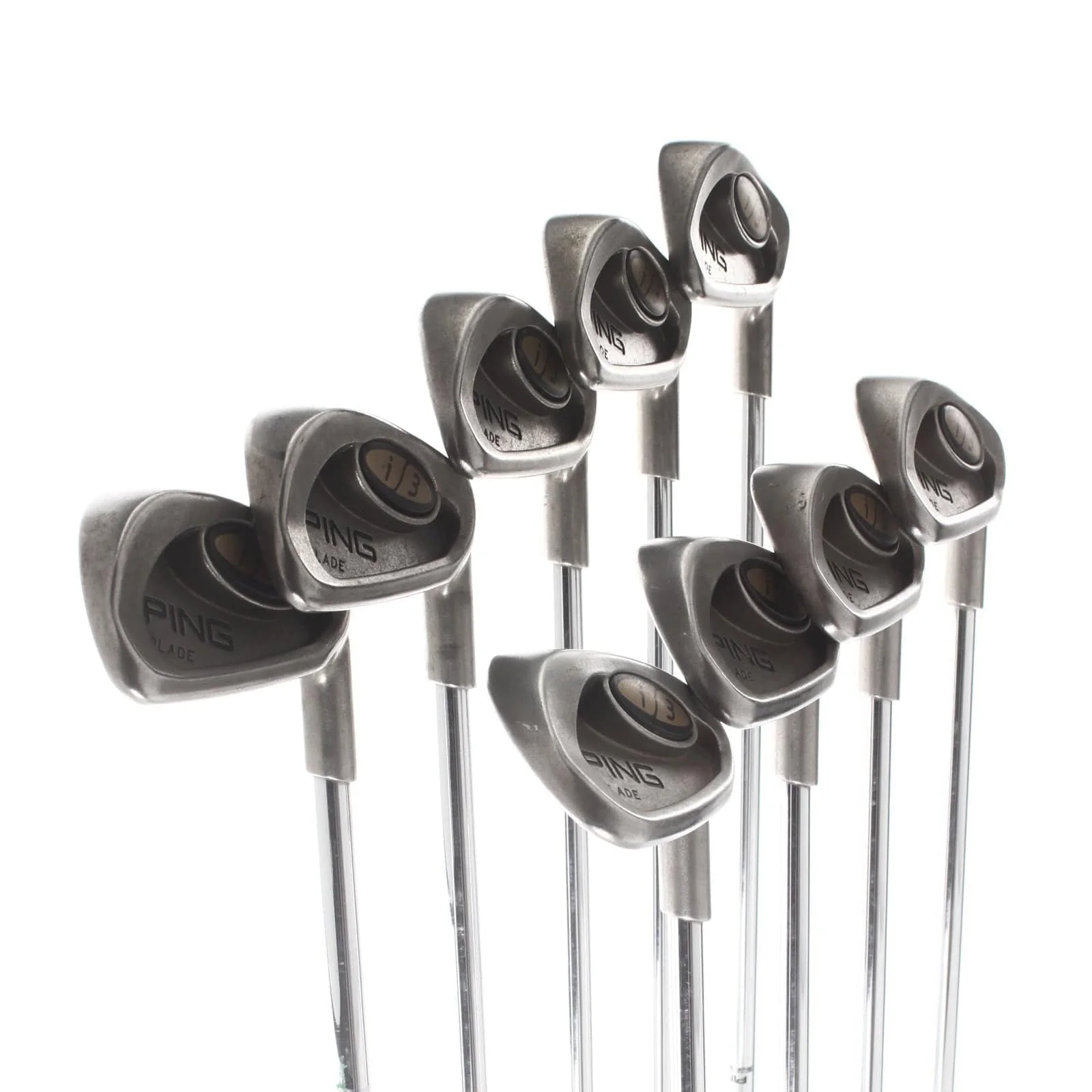 Ping i3 Steel Mens Right Hand Irons 3-SW Blue Dot 0.75* Upright Stiff - Ping Cushin - Image 2