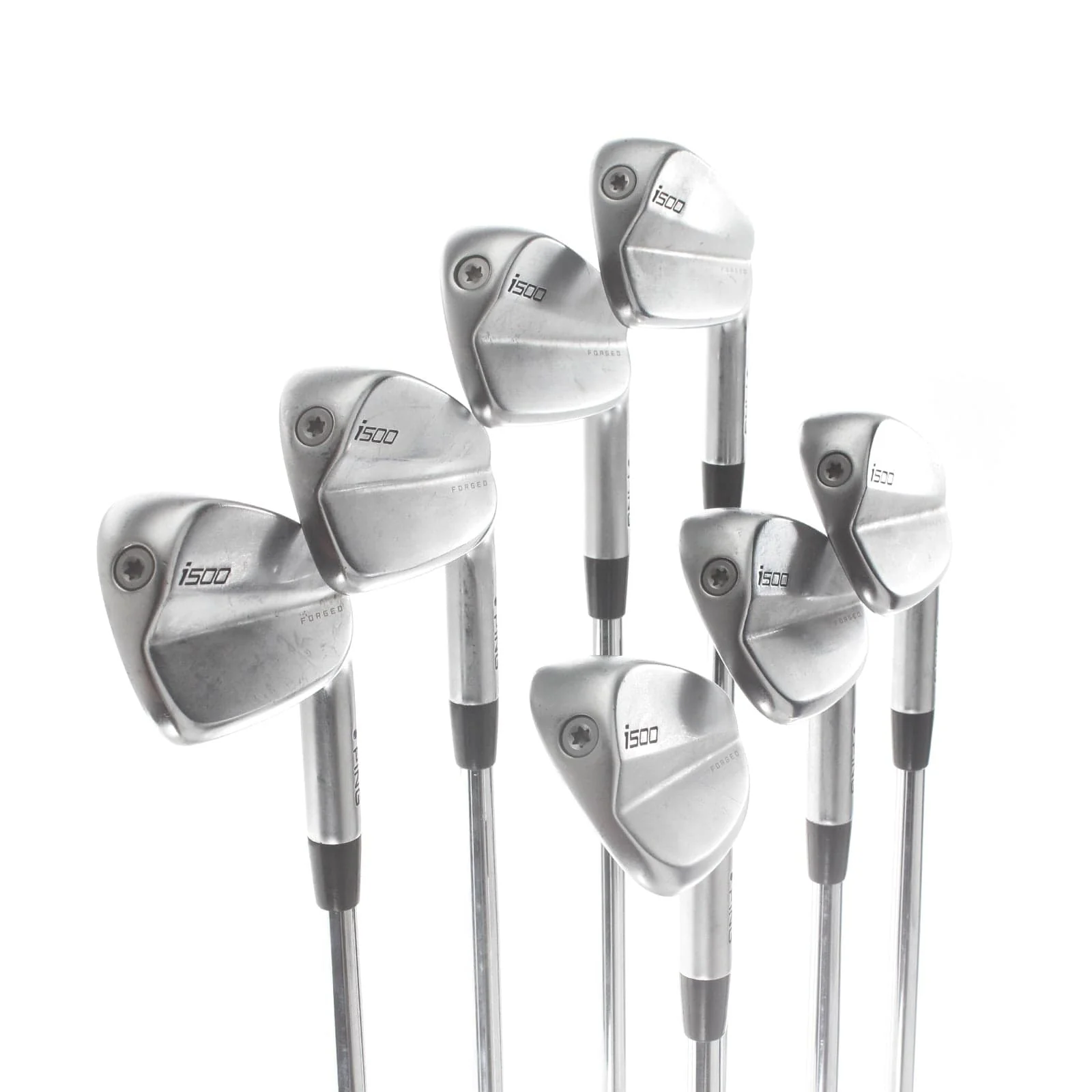 Ping i500 Steel Mens Right Hand Blue Dot Irons 4-PW 1* Upright Stiff - Dynamic Gold 120 - Image 2