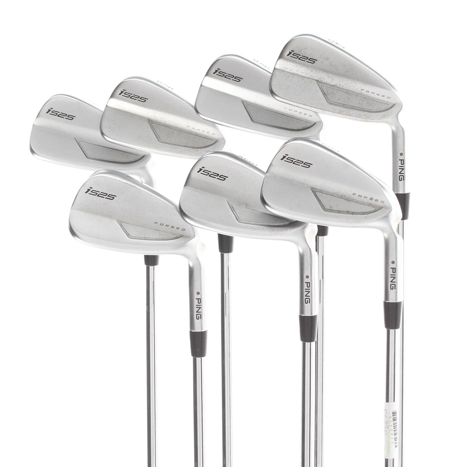 Ping i525 Steel Mens Right Hand Irons 4-PW Orange Dot 2* Flat Stiff - AWT 2.0