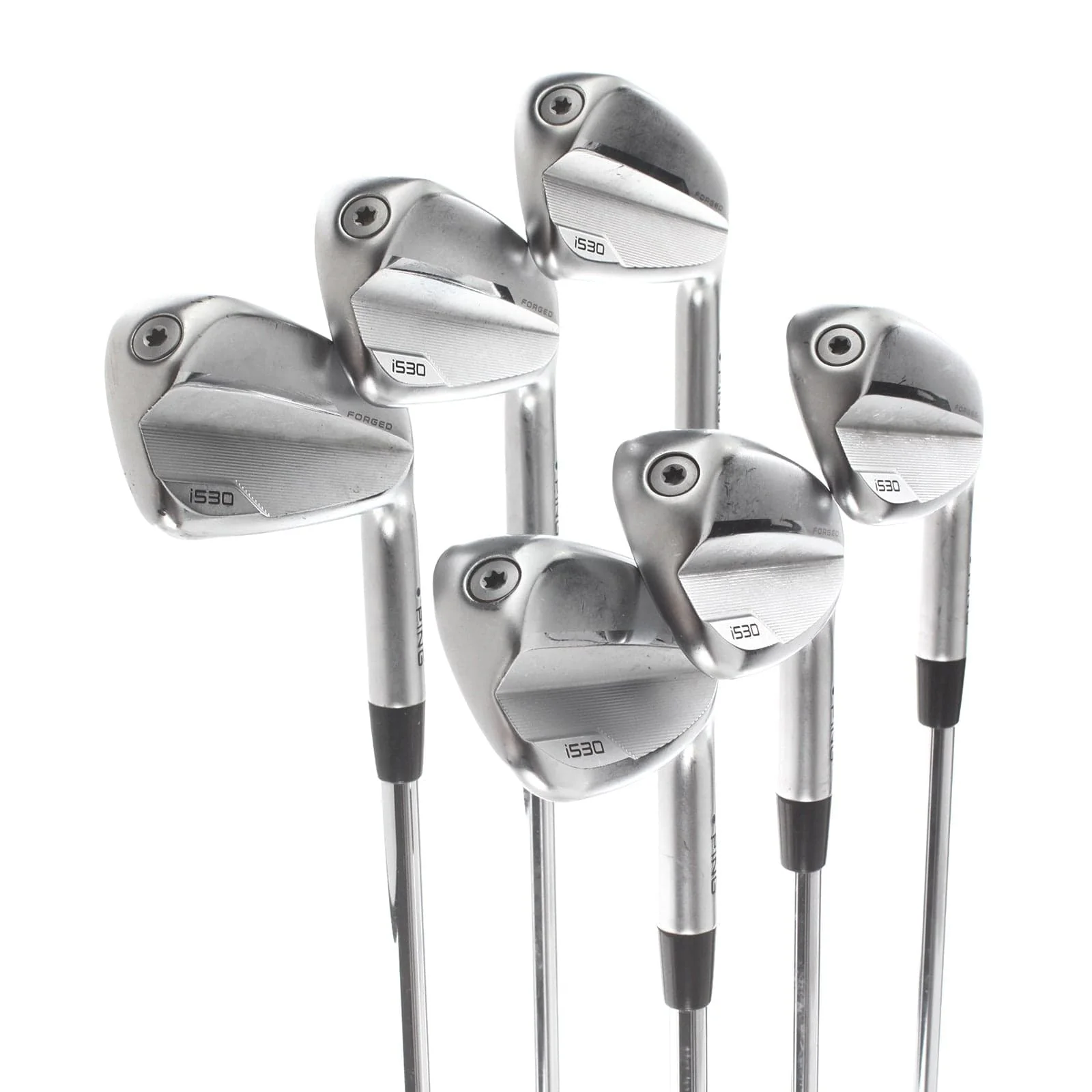 Ping i530 Steel Mens Right Hand Irons 5-PW Blue Dot 1* Upright Regular - Dynamic Gold Mid 100 - Image 2