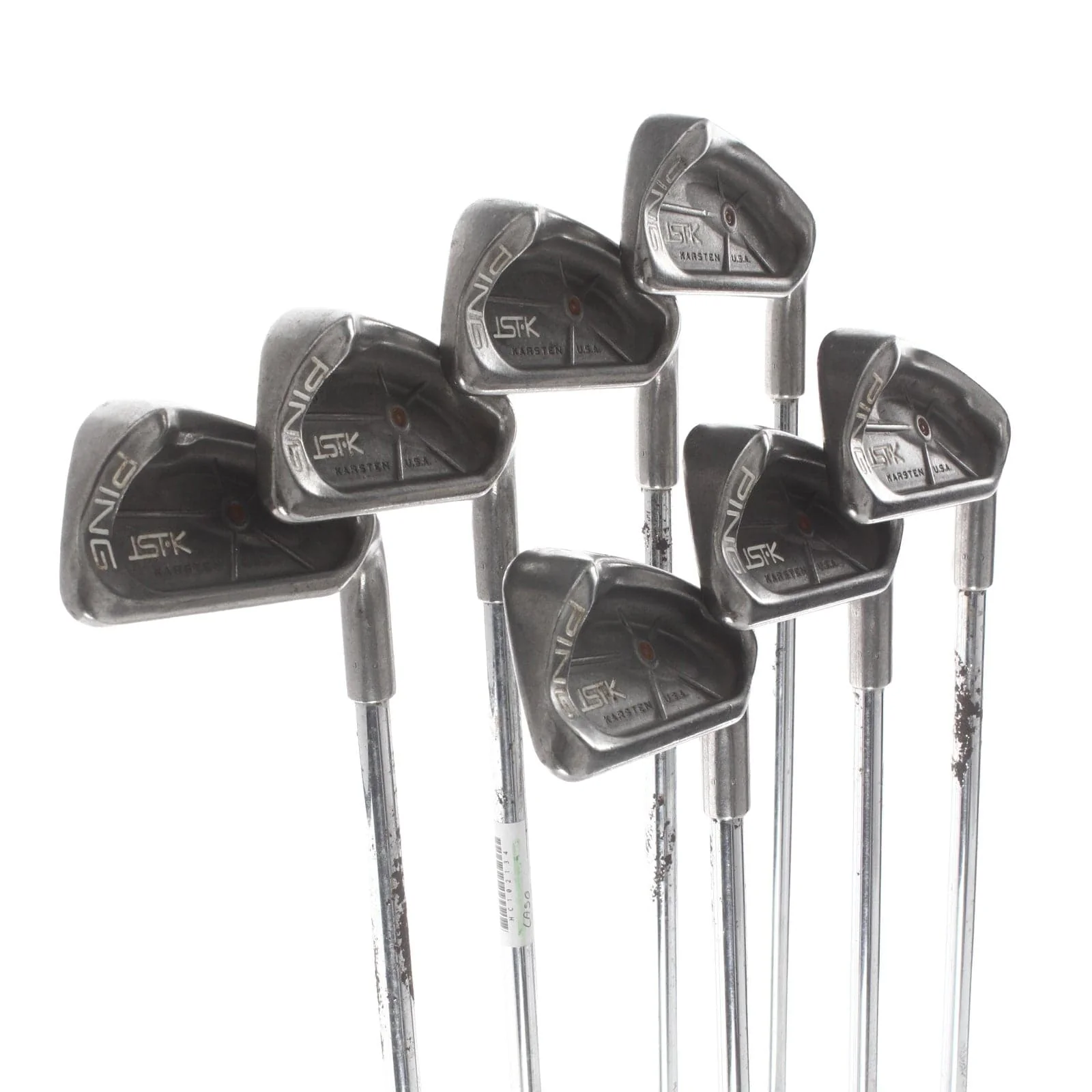 Ping ISI K Steel Mens Right Hand Irons 3-9 2.25* Flat Stiff - Ping Cushin - Image 2