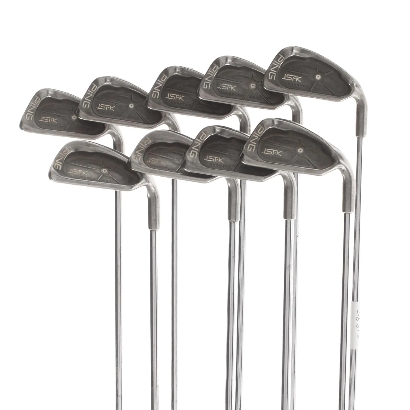 Ping ISI K Steel Mens Right Hand Irons 3-SW White Dot 3* Upright Stiff - Ping Cushin