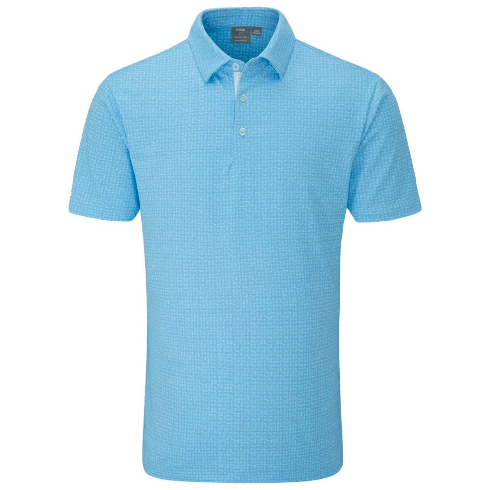 Ping Julian Polo Shirt - Crystal Blue Multi