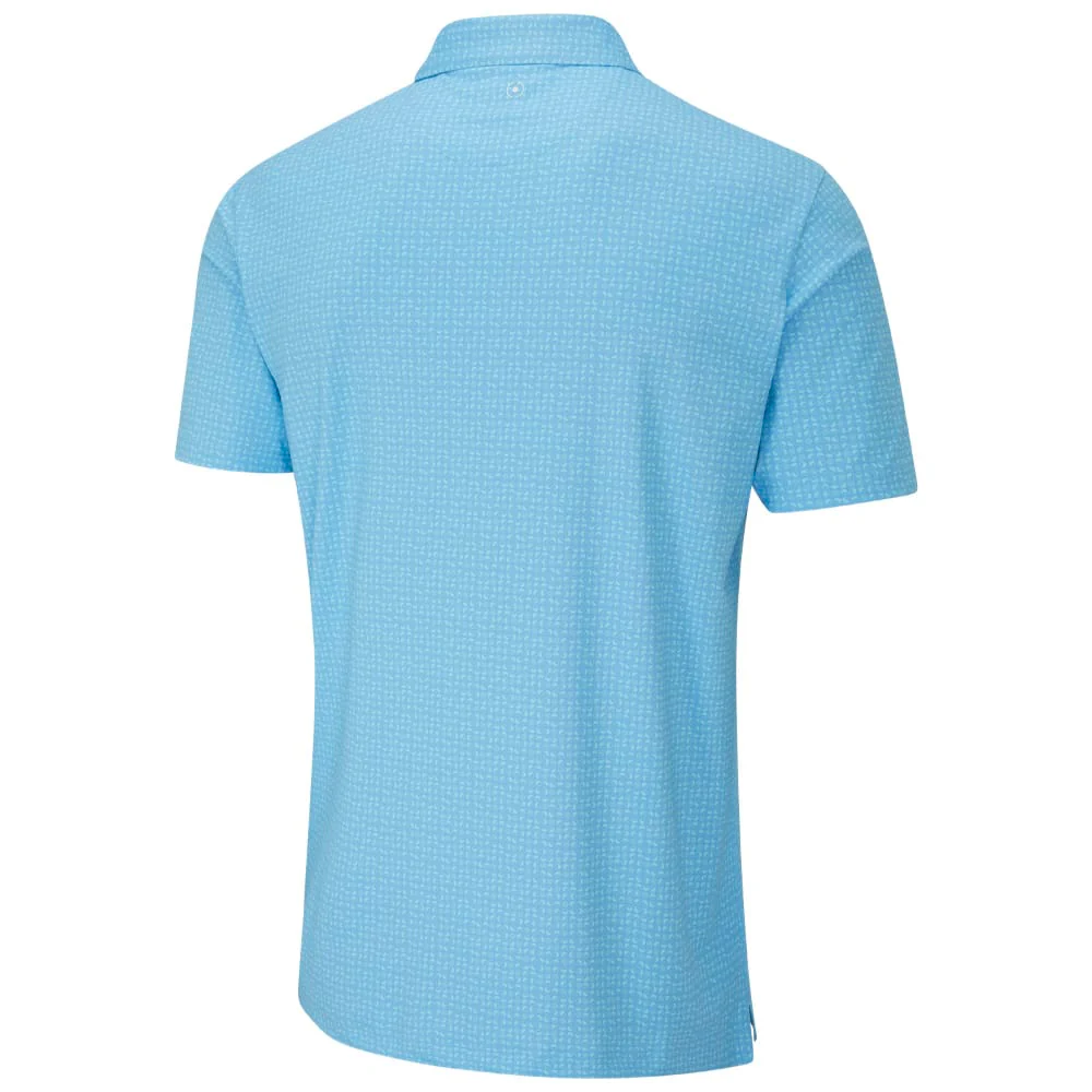 Ping Julian Polo Shirt - Crystal Blue Multi - Image 2