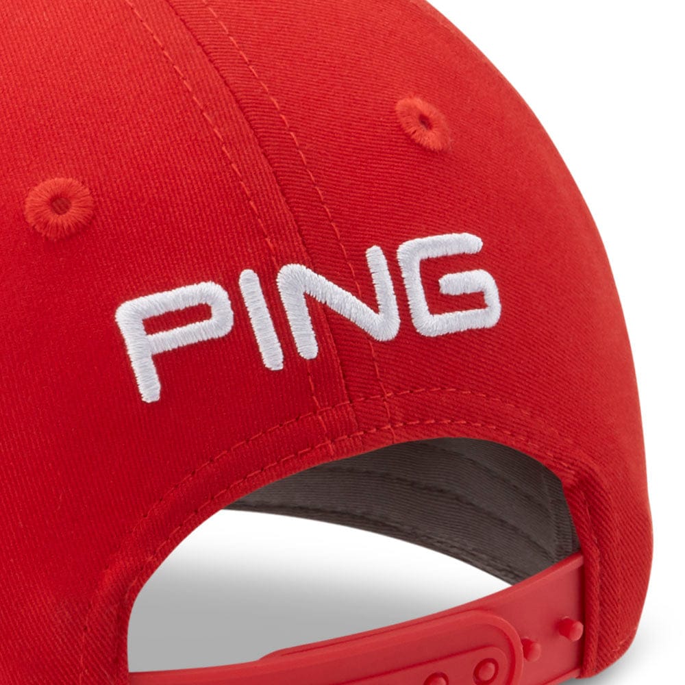 Ping Junior Tour Classic Cap - Tomato Red - Image 3