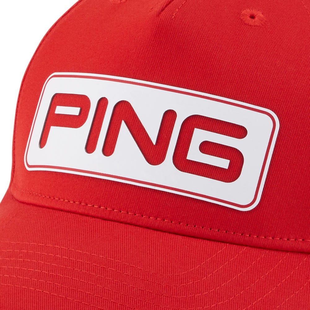 Ping Junior Tour Classic Cap - Tomato Red - Image 4