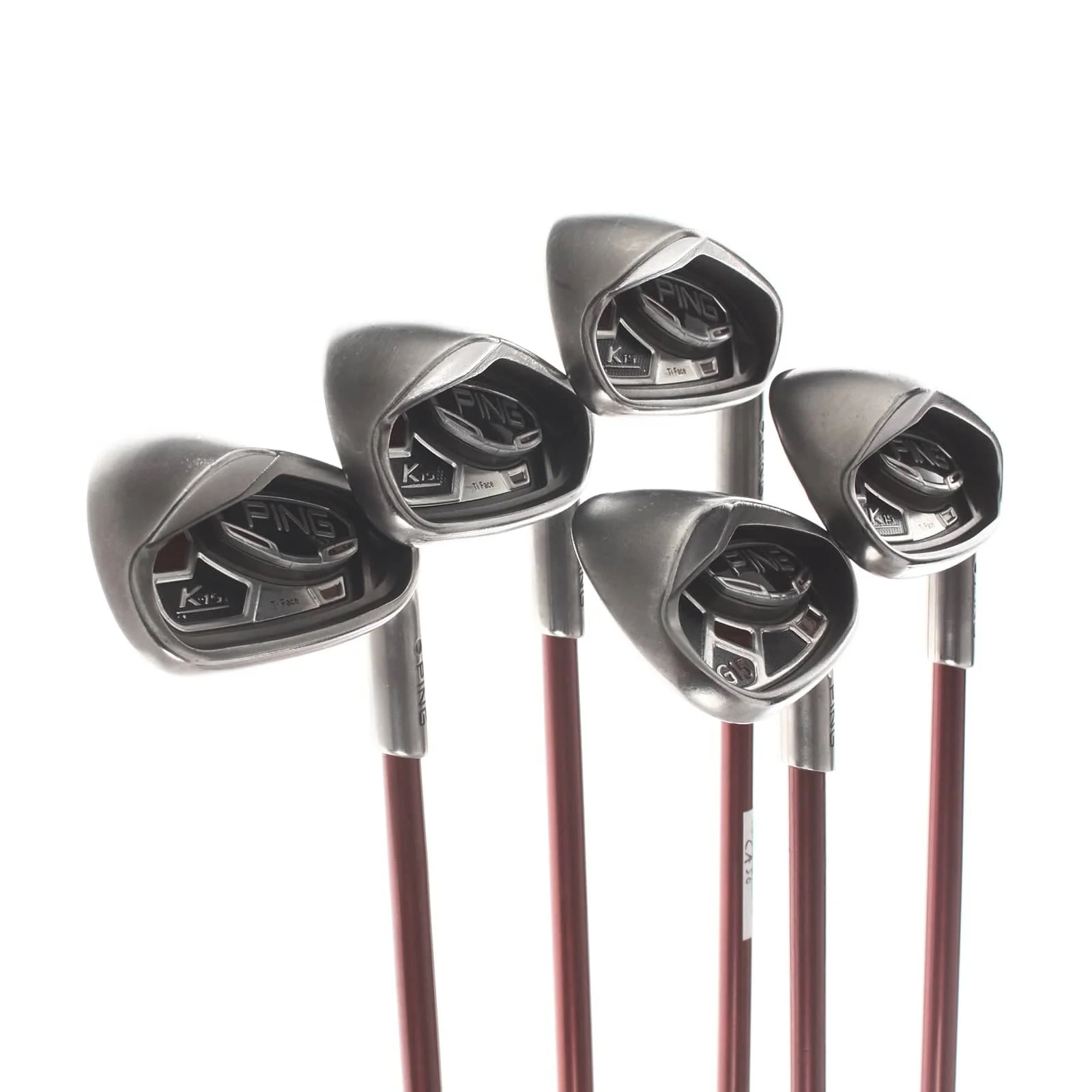 Ping K15 Graphite Mens Right Hand Irons 7-SW Black Dot Regular - Ping TFC149 - Image 2