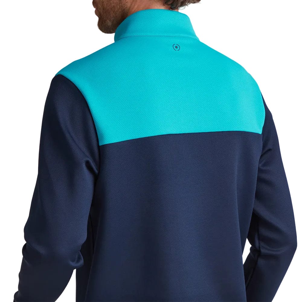 Ping Kinver 1/4 Zip Pullover - Navy/Turquoise - Image 5