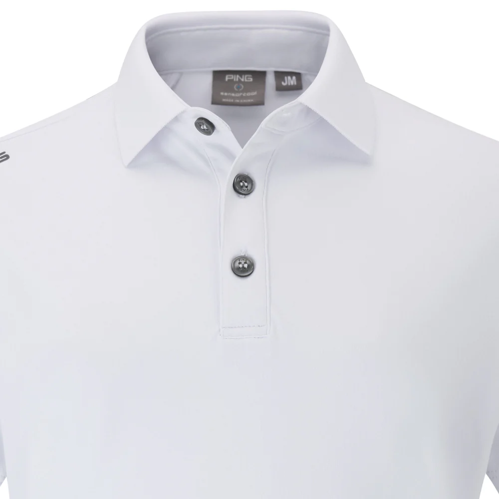 Ping Lindum Junior Polo Shirt - White - Image 3