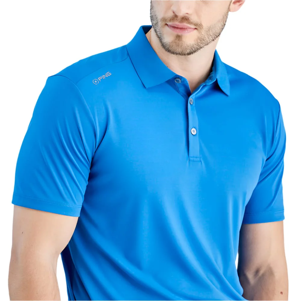 Ping Lindum Polo Shirt - Tidal Blue - Image 4