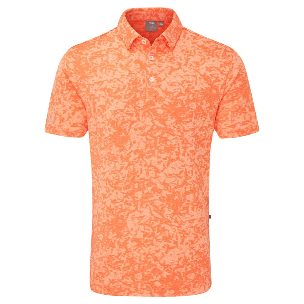 Ping Marek Polo Shirt - Wild Salmon Multi