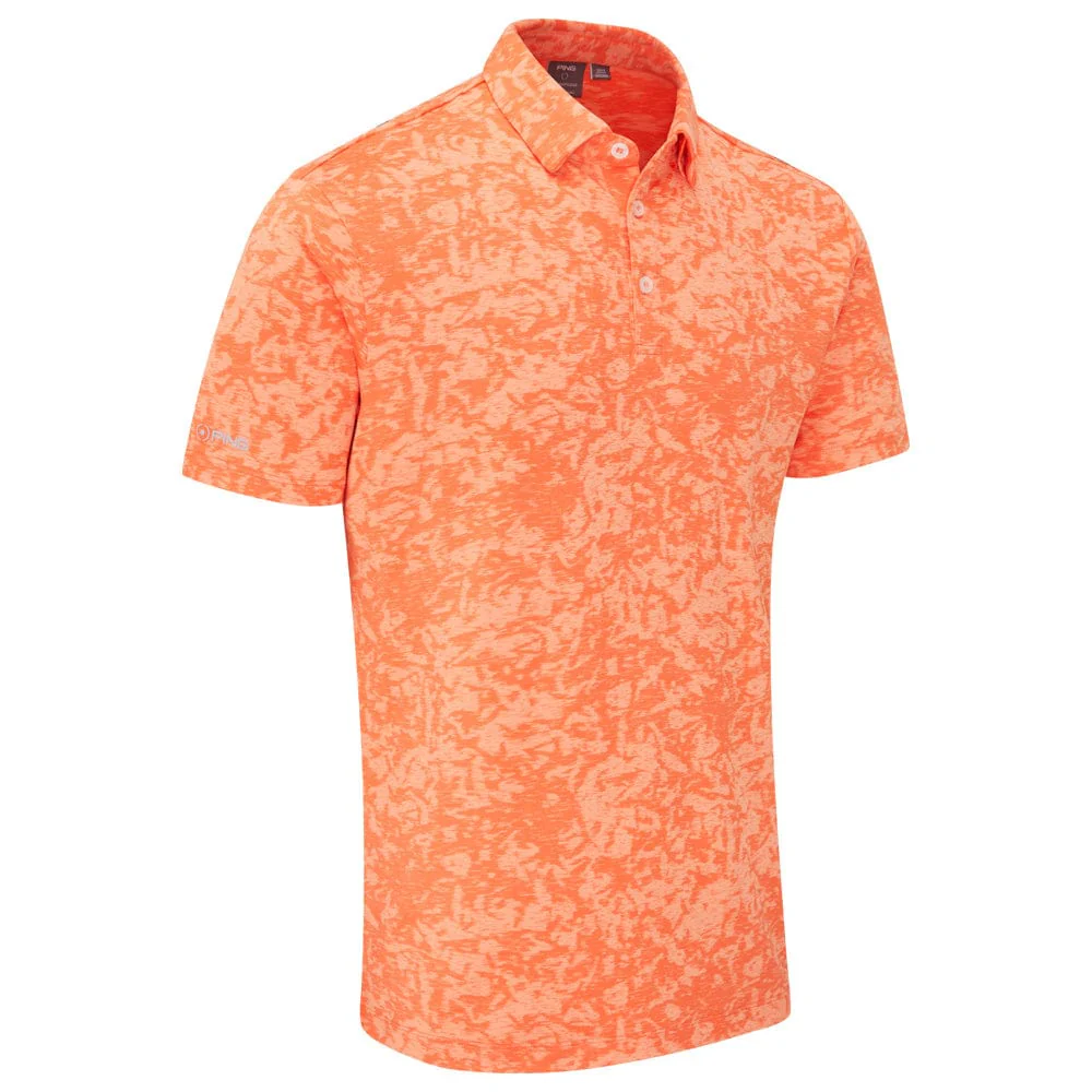 Ping Marek Polo Shirt - Wild Salmon Multi - Image 3