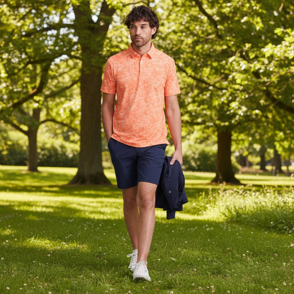 Ping Marek Polo Shirt - Wild Salmon Multi - Image 4