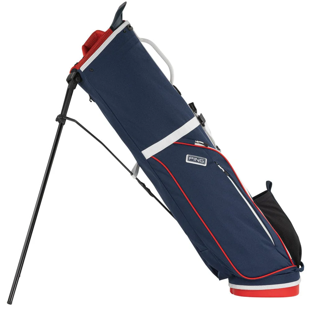 Ping Moonlander Stand Bag - Navy/Red/White - Image 2