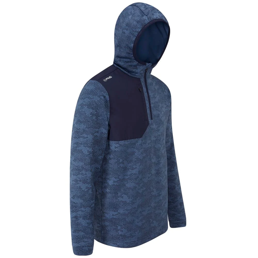 Ping Nexa 1/4 Zip Pullover - Blue Fusion/Navy - Image 2