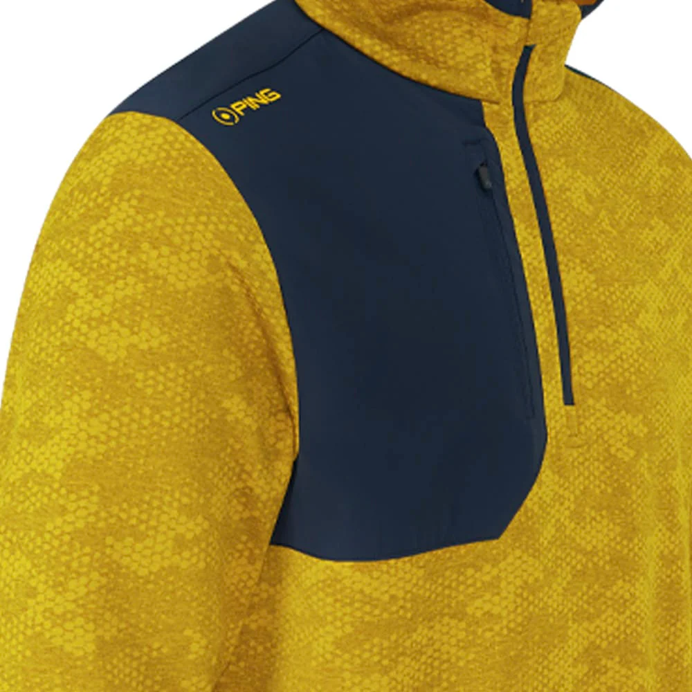 Ping Nexa 1/4 Zip Pullover - Sulphur/Navy - Image 5