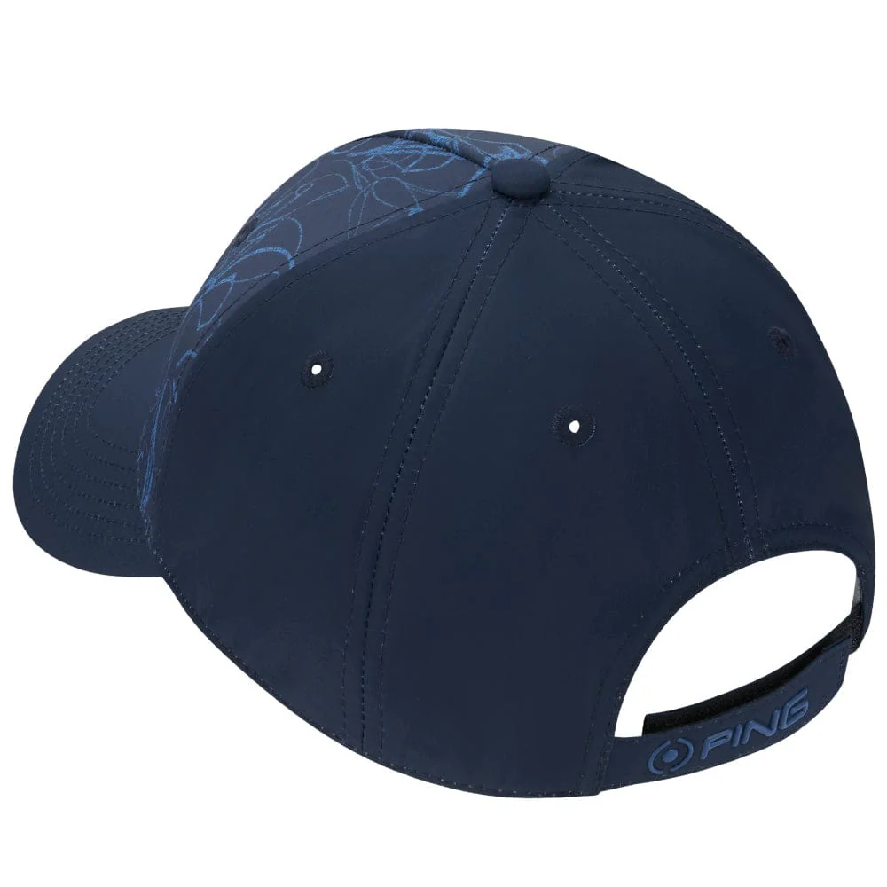 Ping Nicolo Cap - Navy/Bright Cobalt - Image 2