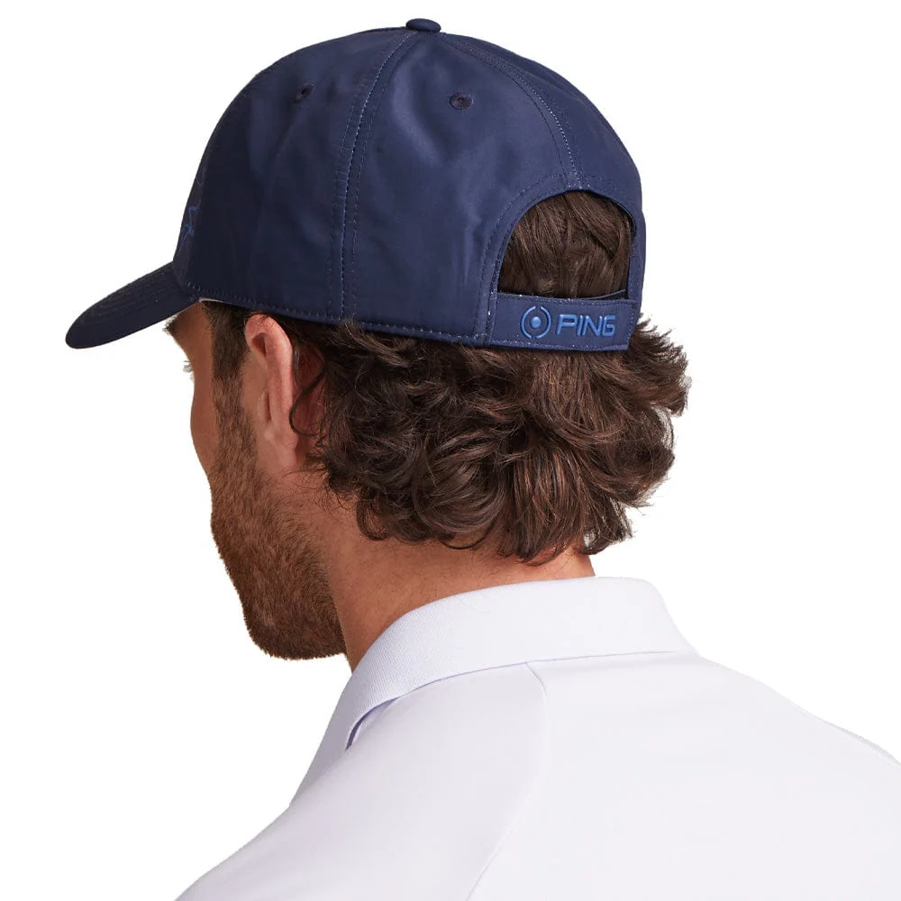 Ping Nicolo Cap - Navy/Bright Cobalt - Image 4