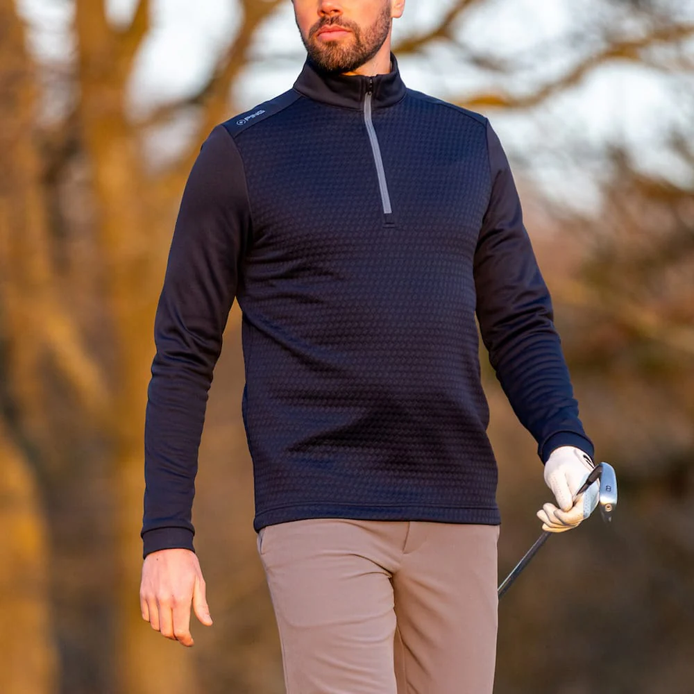 Ping Nolan 1/4 Zip Pullover - Navy - Image 3